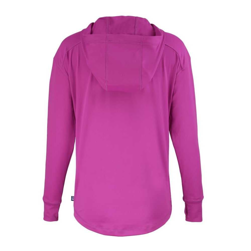 Cincinnati Bengals Cutter & Buck Women's Daybreak Eco Recycled Half-Zip Hoodie Pink | NFL