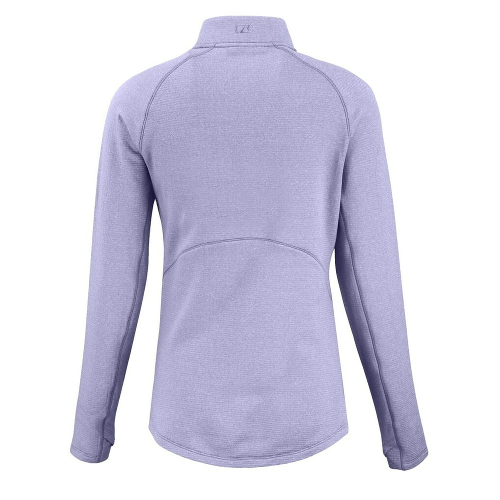 Buffalo Bills Cutter & Buck Women's Peshastin Eco Fleece Recycled Half-Zip Top Purple | NFL
