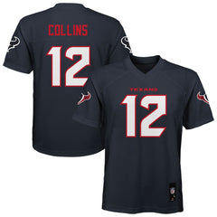 Nico Collins Houston Texans Youth Replica Player Jersey Navy | NFL