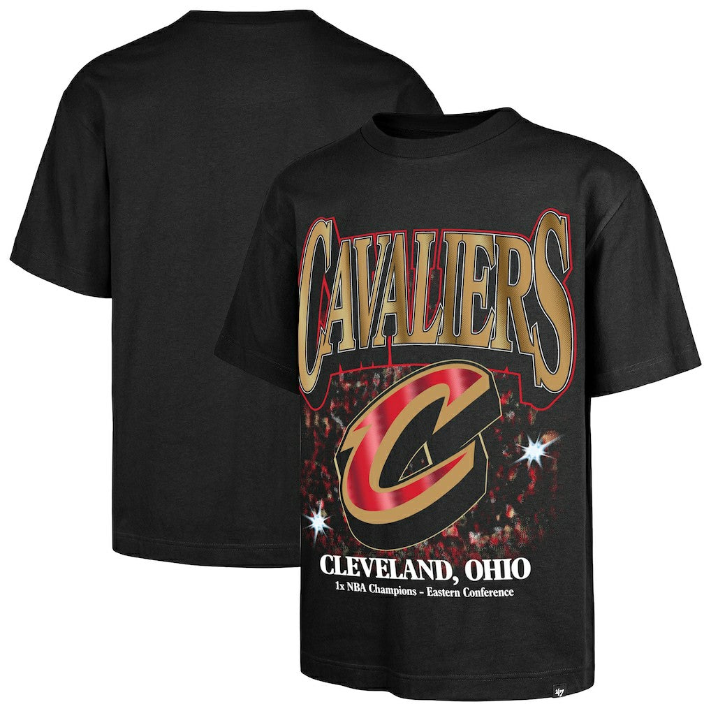 Cleveland Cavaliers '47 Past Champs Collection Flashbulb Foundation T-Shirt Black - NBA