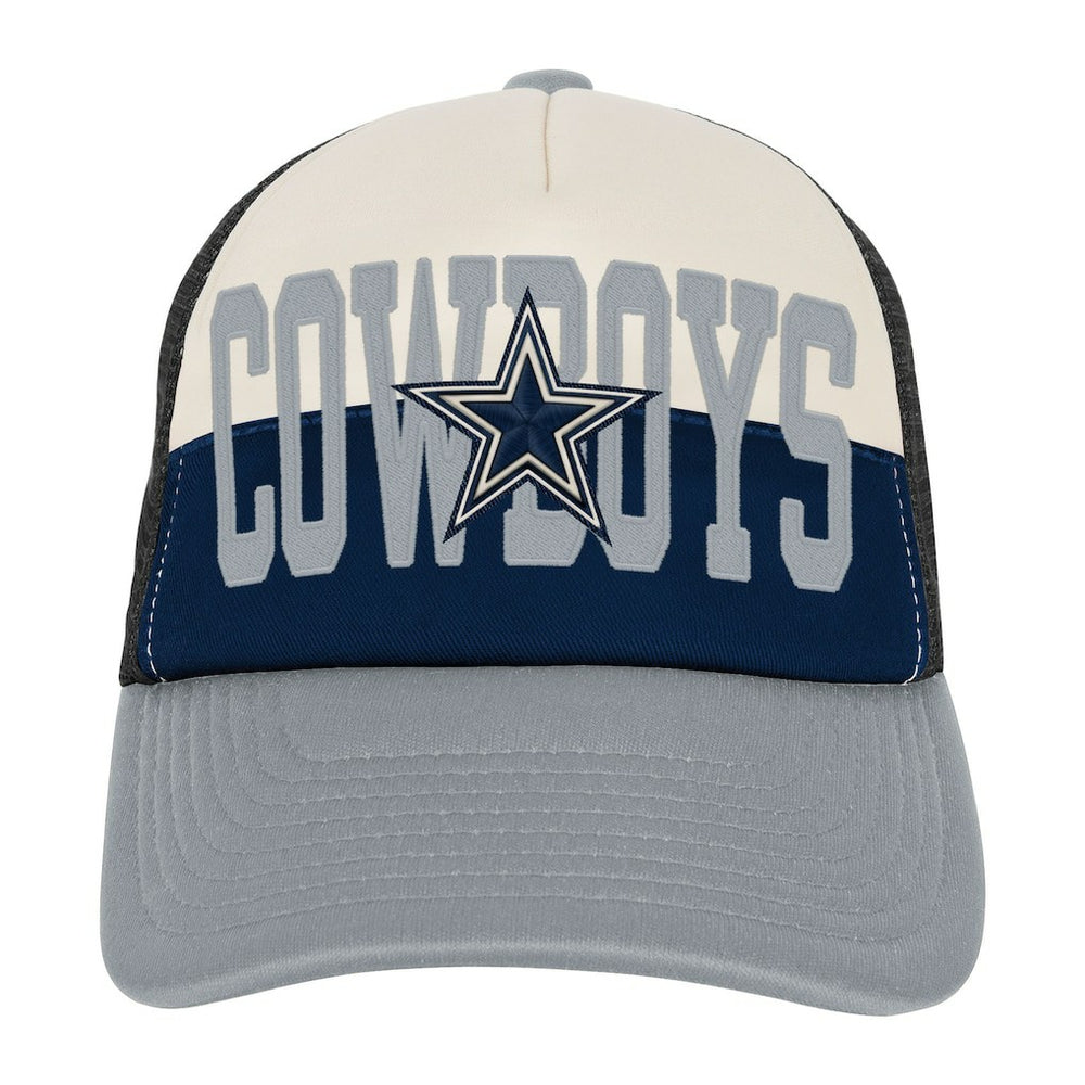 Dallas Cowboys Outerstuff Modern Fan Trucker Adjustable Hat White/Navy | NFL