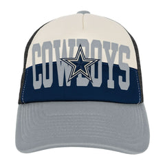Dallas Cowboys Outerstuff Modern Fan Trucker Adjustable Hat White/Navy | NFL