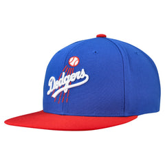 Los Angeles Dodgers Mitchell & Ness Cooperstown Collection Basic Flip Snapback Hat - MLB