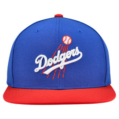 Los Angeles Dodgers Mitchell & Ness Cooperstown Collection Basic Flip Snapback Hat - MLB