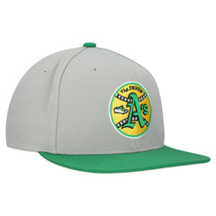 Athletics Mitchell & Ness Cooperstown Collection Basic Flip Snapback Hat - MLB