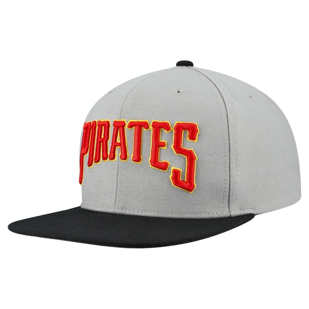 Pittsburgh Pirates Mitchell & Ness Cooperstown Collection Basic Flip Snapback Hat - MLB