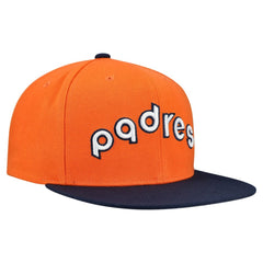 San Diego Padres Mitchell & Ness Cooperstown Collection Basic Flip Snapback Hat - MLB