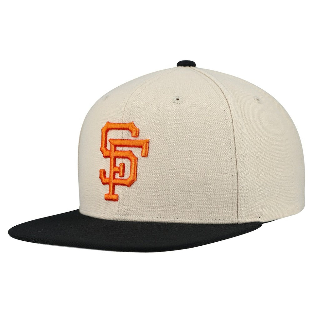 San Francisco Giants Mitchell & Ness Cooperstown Collection Basic Flip Snapback Hat - MLB