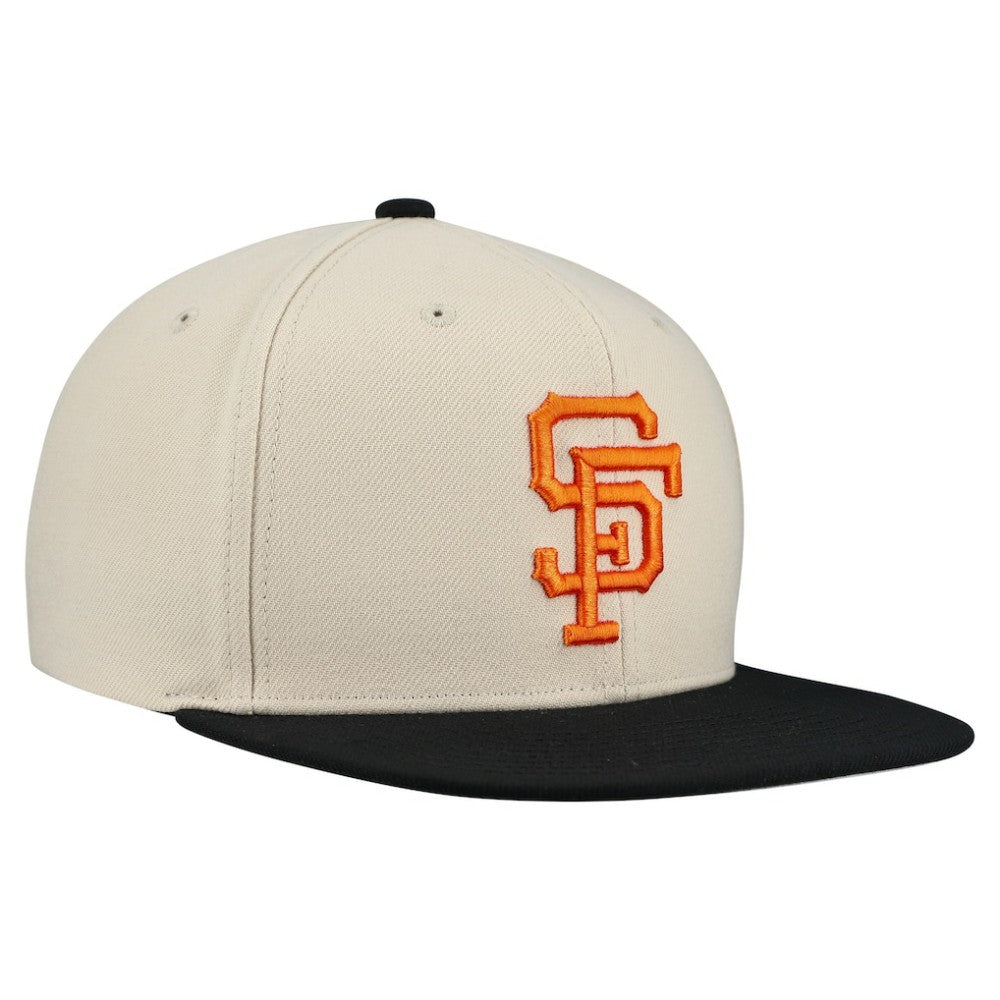 San Francisco Giants Mitchell & Ness Cooperstown Collection Basic Flip Snapback Hat - MLB