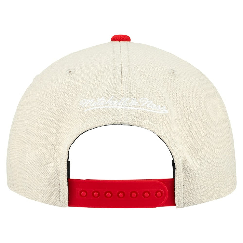 St. Louis Cardinals Mitchell & Ness Cooperstown Collection Basic Flip Snapback Hat - MLB