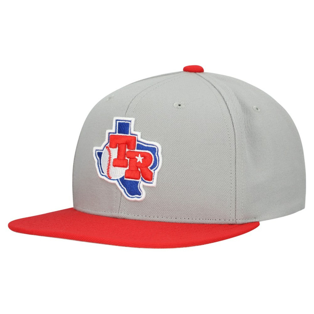 Texas Rangers Mitchell & Ness Cooperstown Collection Basic Flip Snapback Hat - MLB