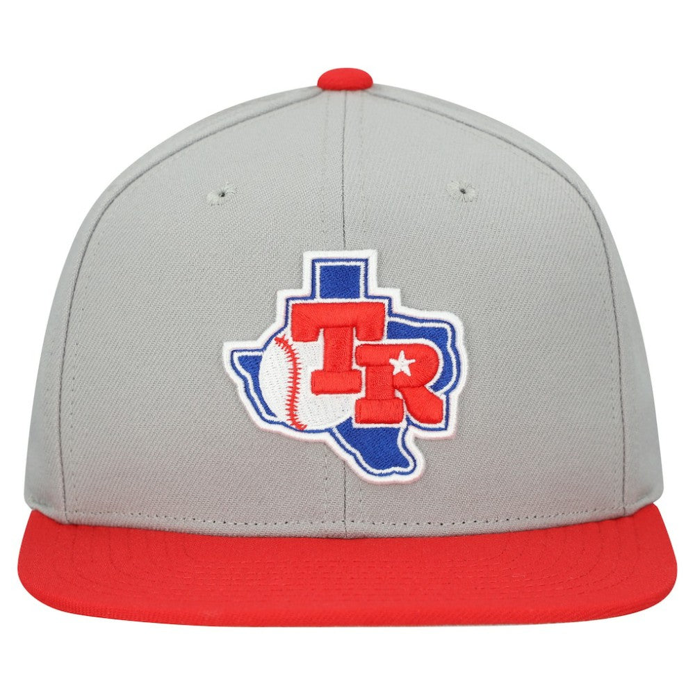 Texas Rangers Mitchell & Ness Cooperstown Collection Basic Flip Snapback Hat - MLB