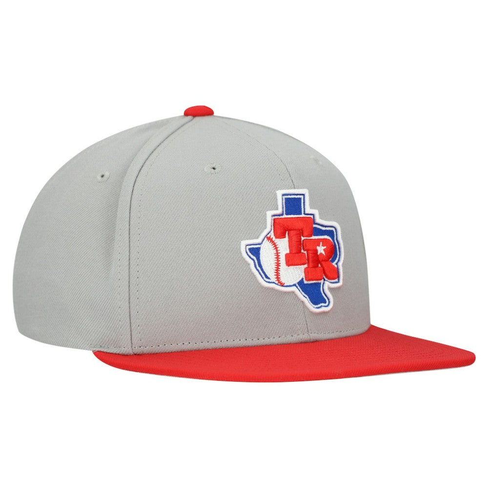 Texas Rangers Mitchell & Ness Cooperstown Collection Basic Flip Snapback Hat - MLB