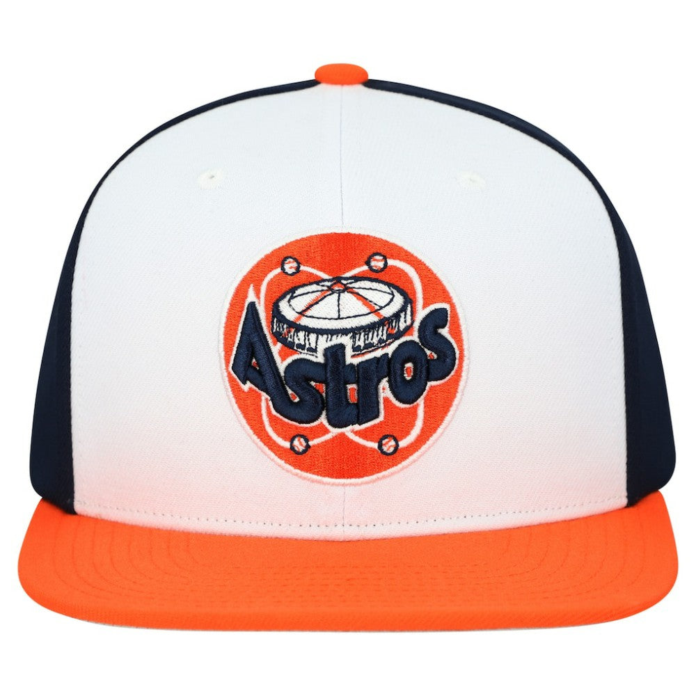 Houston Astros Mitchell & Ness Cooperstown Collection Basic Flip Snapback Hat - MLB
