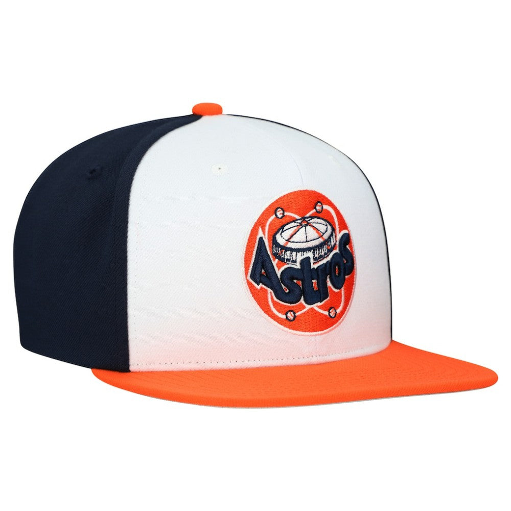 Houston Astros Mitchell & Ness Cooperstown Collection Basic Flip Snapback Hat - MLB