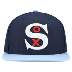 Chicago White Sox Mitchell & Ness Cooperstown Collection Basic Flip Snapback Hat - MLB