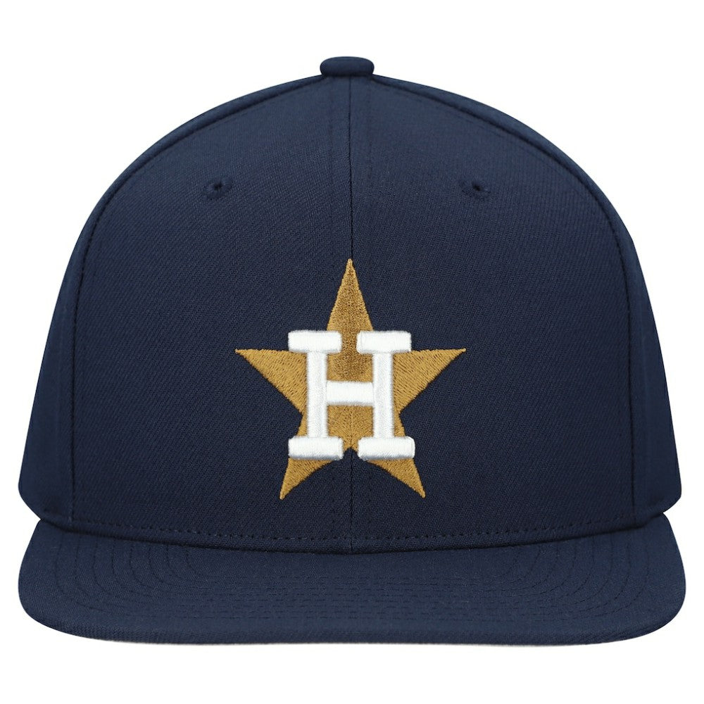 Houston Astros Mitchell & Ness Cooperstown Collection Basic Flip Snapback Hat - MLB