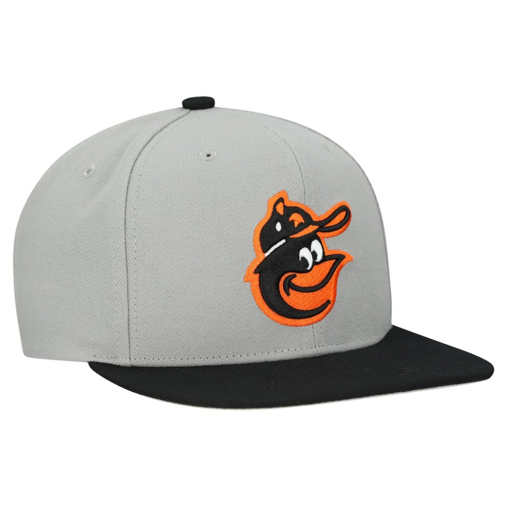 Baltimore Orioles Mitchell & Ness Cooperstown Collection Basic Flip Snapback Hat - MLB