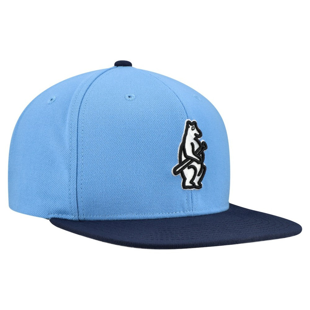 Chicago Cubs Mitchell & Ness Cooperstown Collection Basic Flip Snapback Hat - MLB