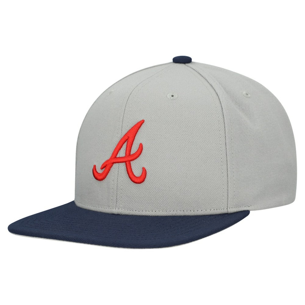 Atlanta Braves Mitchell & Ness Basic Flip Snapback Hat - MLB