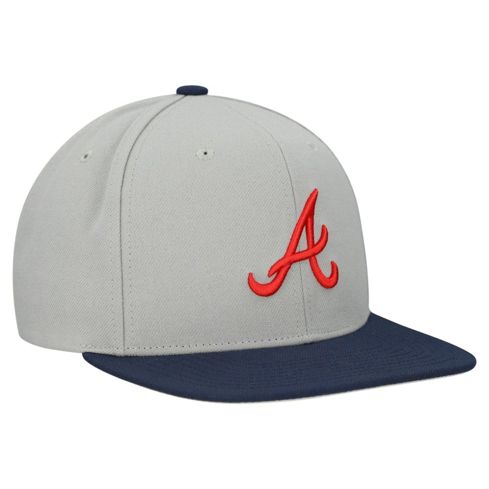 Atlanta Braves Mitchell & Ness Basic Flip Snapback Hat - MLB