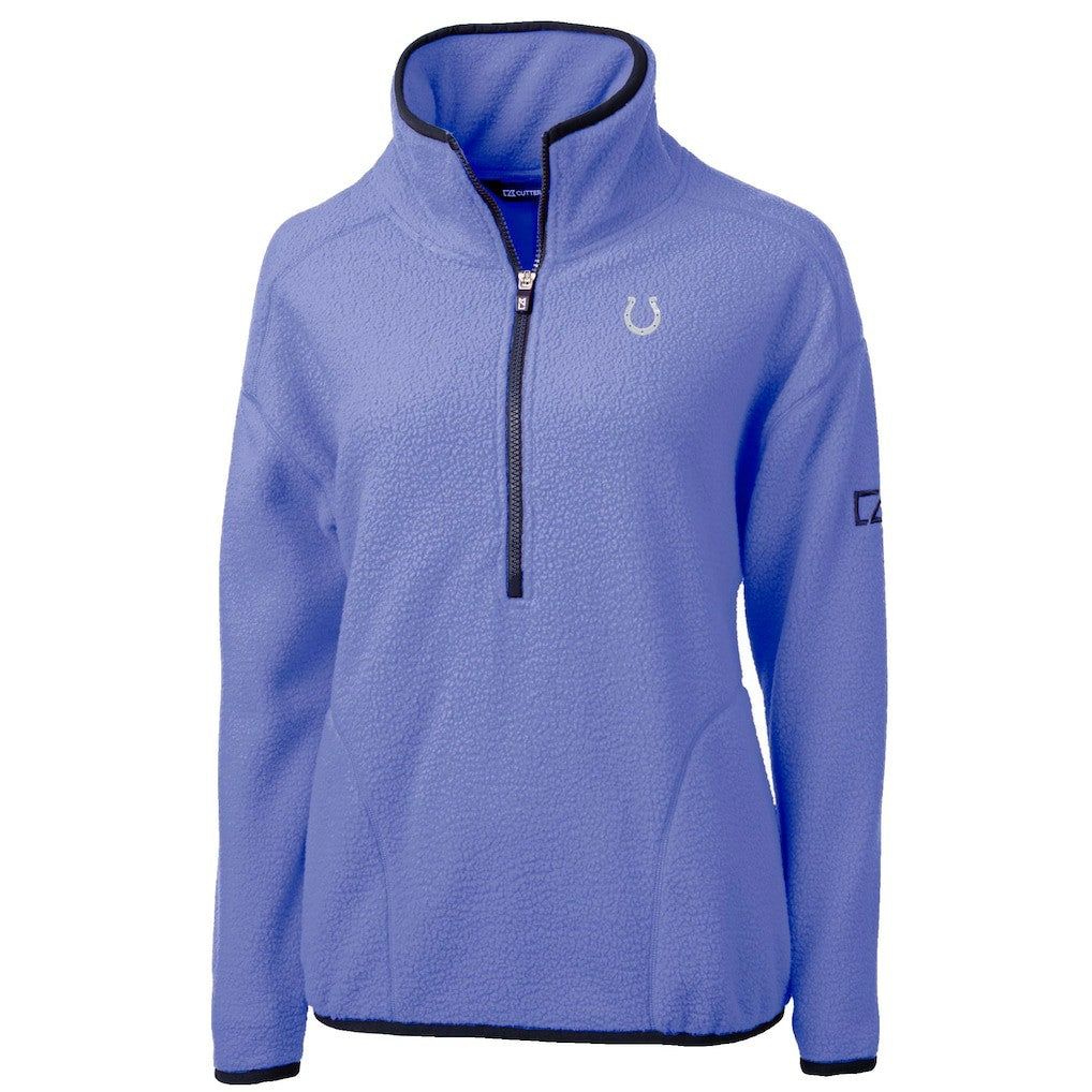 Indianapolis Colts Cutter & Buck Women's Cascade Eco Fleece Half-Zip Jacket Lavender | NFL
