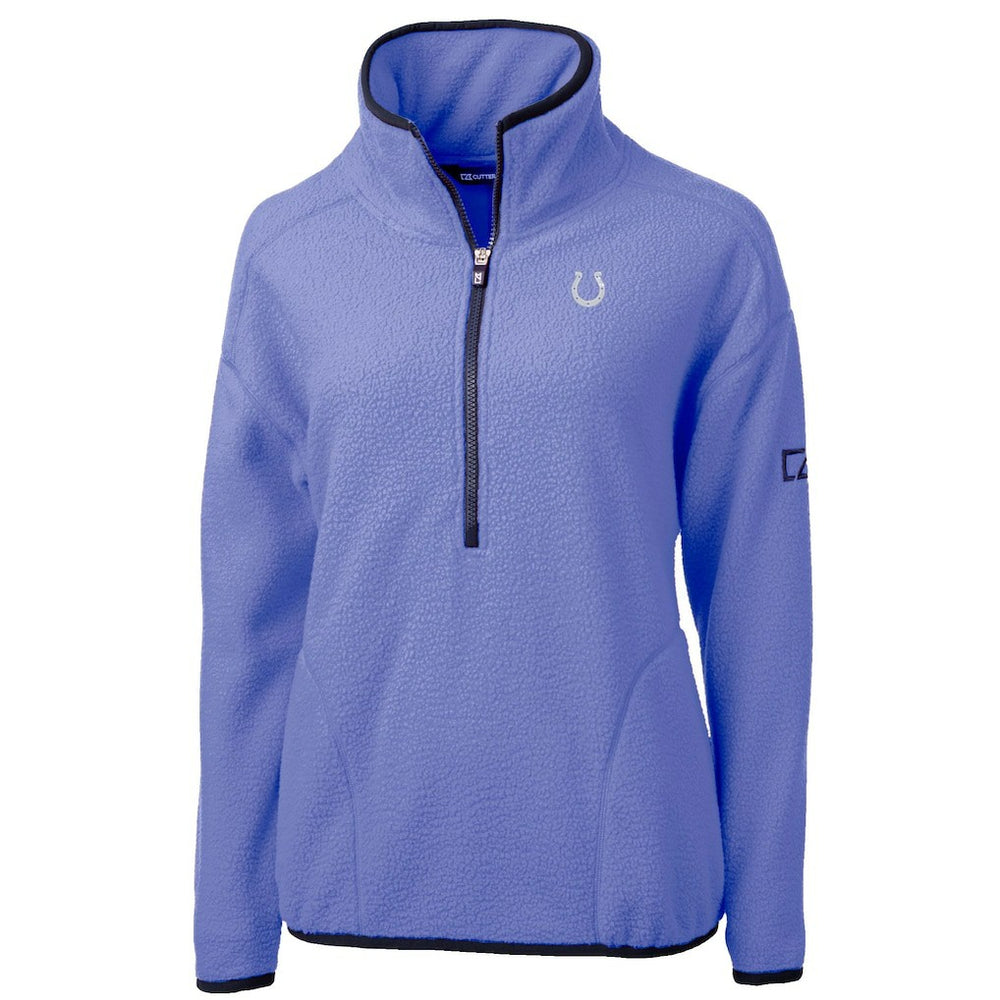 Indianapolis Colts Cutter & Buck Women's Cascade Eco Fleece Half-Zip Jacket Lavender | NFL