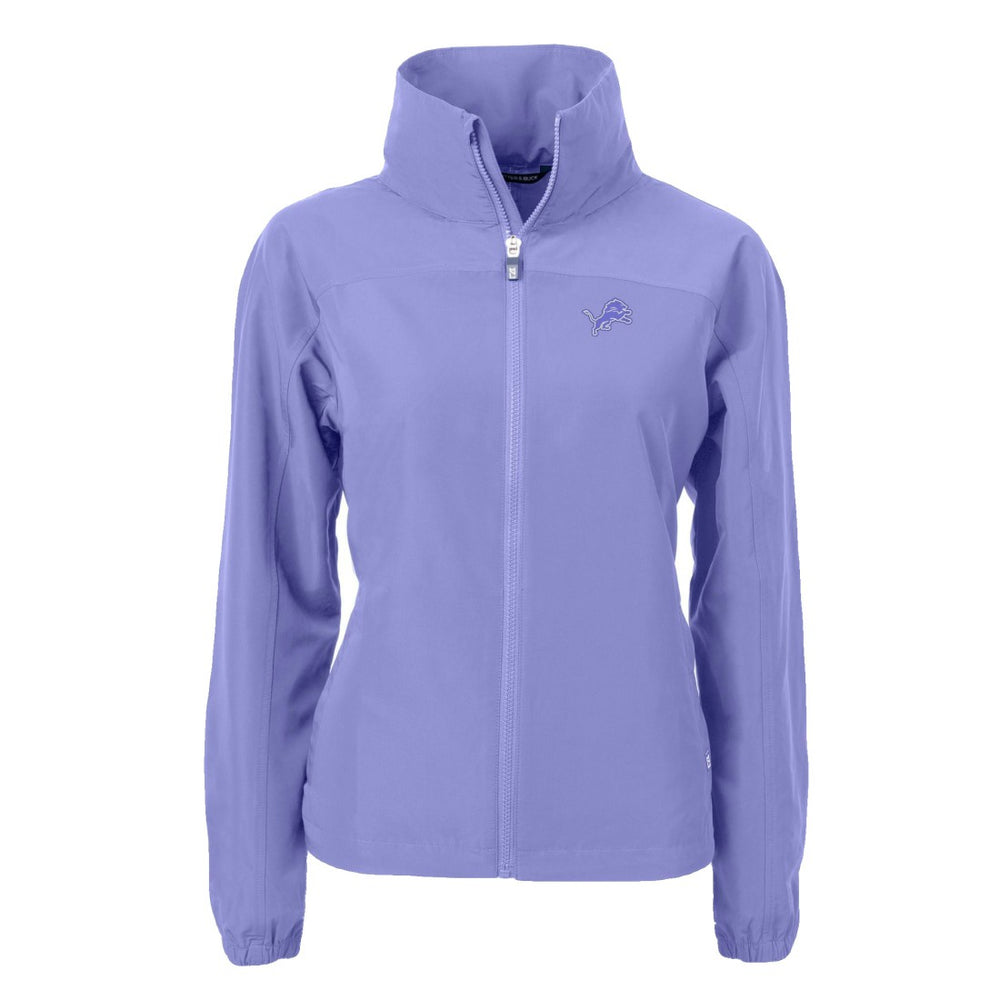 Detroit Lions Cutter & Buck Women's Charter Eco Recycled Full-Zip Jacket Purple | NFL