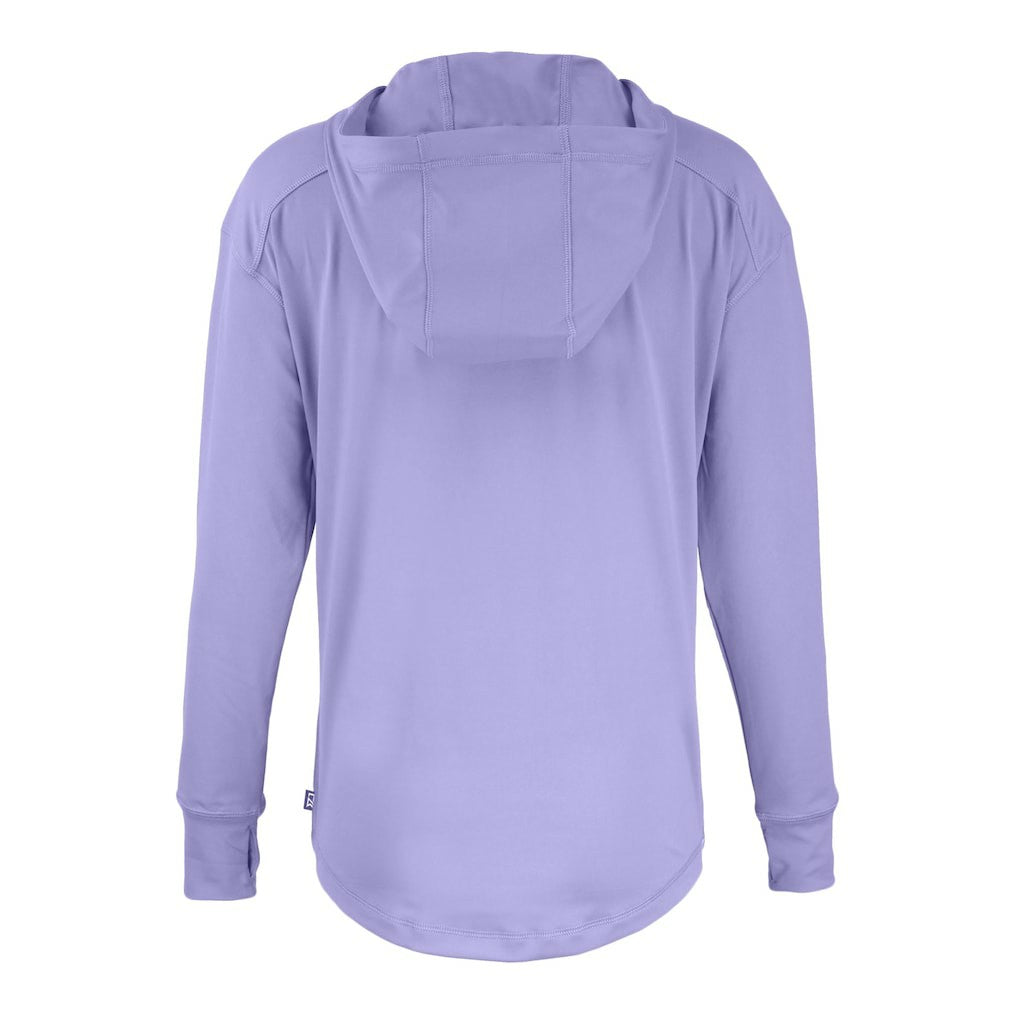 Minnesota Vikings Cutter & Buck Women's Daybreak Eco Recycled Half-Zip Hoodie Purple | NFL