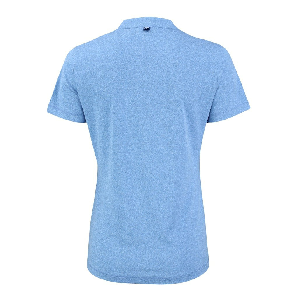 Green Bay Packers Cutter & Buck Women's Forge Heathered Stretch Blade Top Powder Blue | NFL
