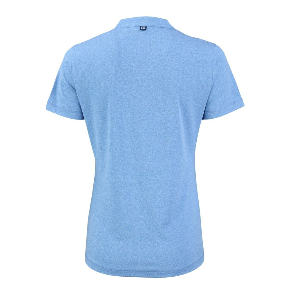 Green Bay Packers Cutter & Buck Women's Forge Heathered Stretch Blade Top Powder Blue | NFL