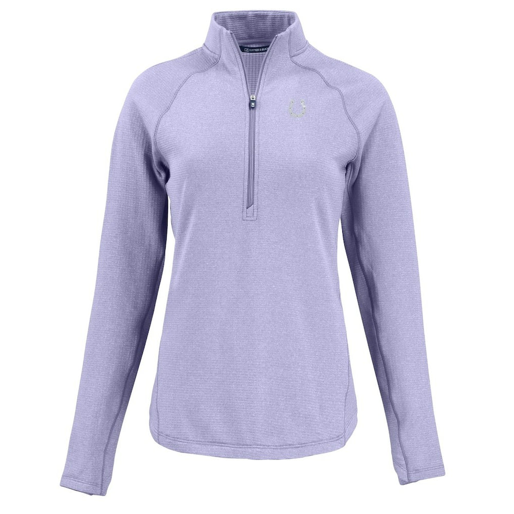 Indianapolis Colts Cutter & Buck Women's Peshastin Eco Fleece Recycled Half-Zip Top Purple | NFL