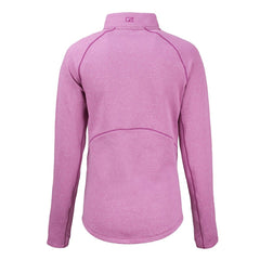 Minnesota Vikings Cutter & Buck Women's Peshastin Eco Fleece Recycled Half-Zip Top Pink | NFL