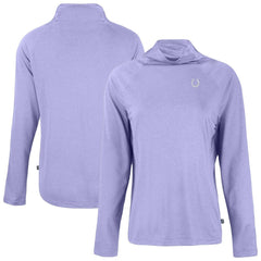 Indianapolis Colts Cutter & Buck Women's Coastline Epic Comfort Eco Recycled Funnel Neck Top Purple | NFL