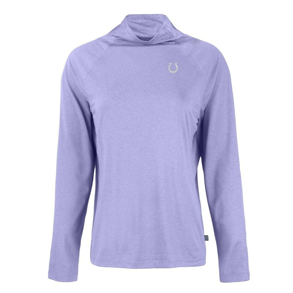 Indianapolis Colts Cutter & Buck Women's Coastline Epic Comfort Eco Recycled Funnel Neck Top Purple | NFL