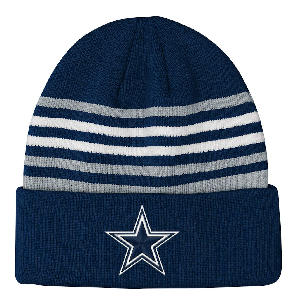 Dallas Cowboys Outerstuff Youth Essentials Cuffed Knit Hat Navy | NFL