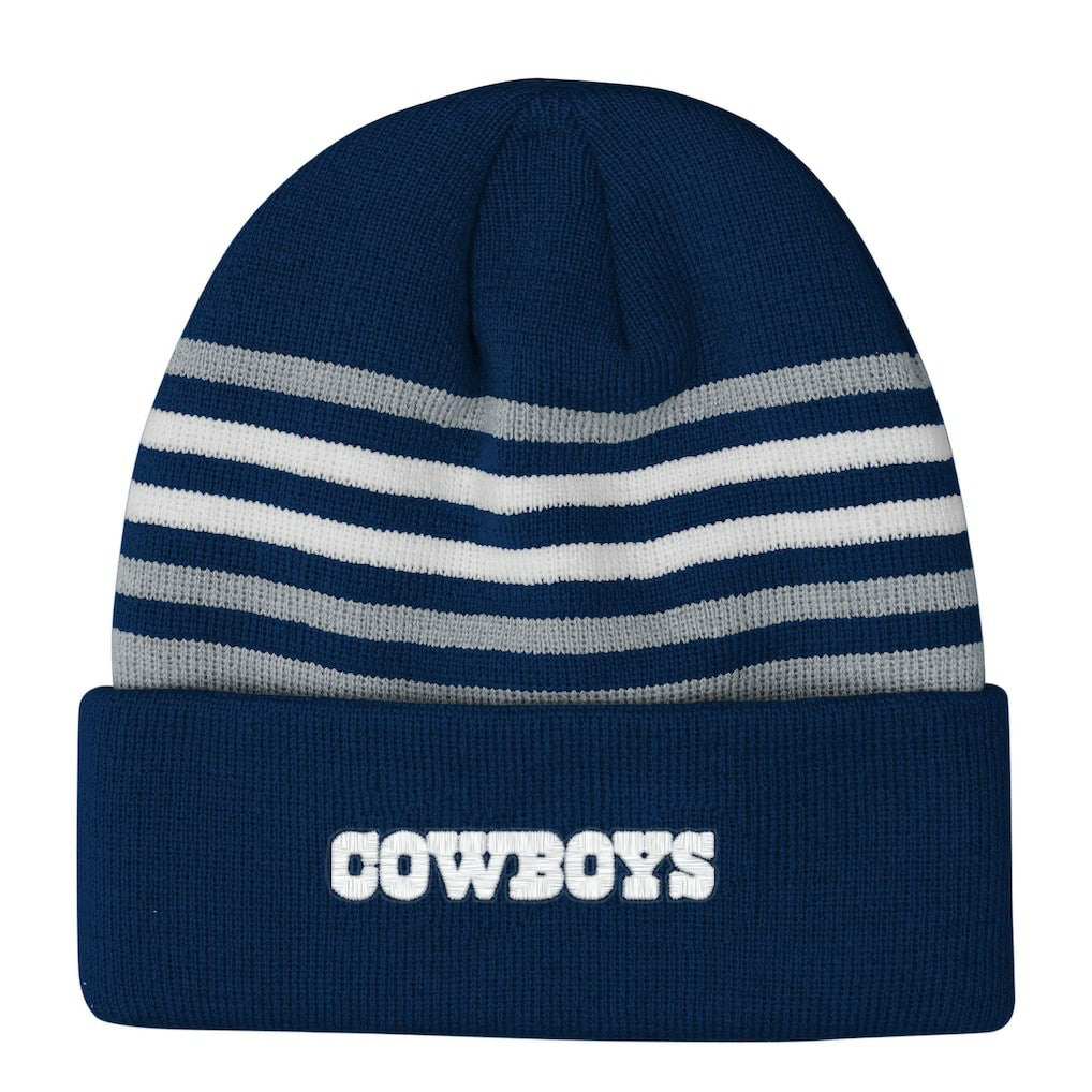 Dallas Cowboys Outerstuff Youth Essentials Cuffed Knit Hat Navy | NFL