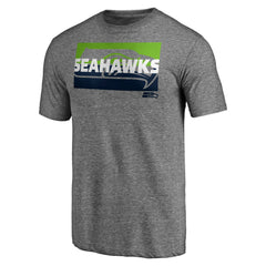 Seattle Seahawks Square Off Tri-Blend T-Shirt Heather Gray | NFL