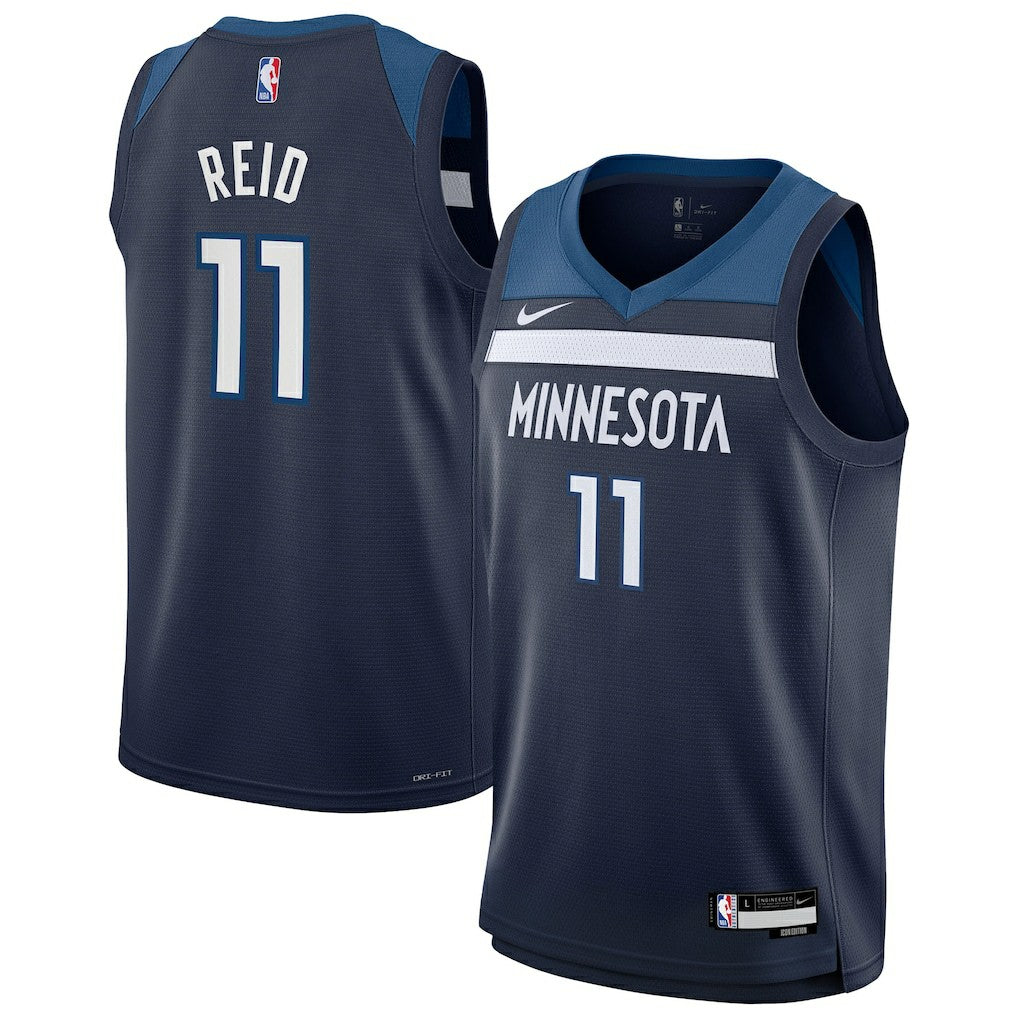 Naz Reid Minnesota Timberwolves Youth Swingman Jersey Icon Edition Navy - NBA