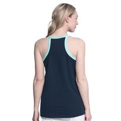 Seattle Kraken G-III 4Her by Carl Banks Women's Curveball Racerback Scoop Neck Slub Tank Top - Navy - NHL