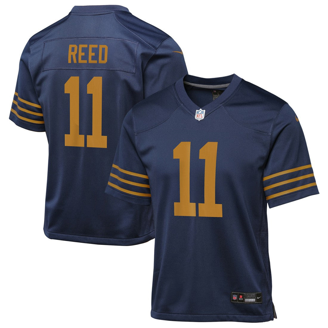 Jayden Reed Green Bay Packers Youth The 1923 Classic Game Jersey Navy | Nike for Sale