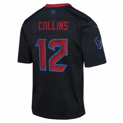 Nico Collins Houston Texans Youth Alternate Game Jersey Navy | Nike for Sale