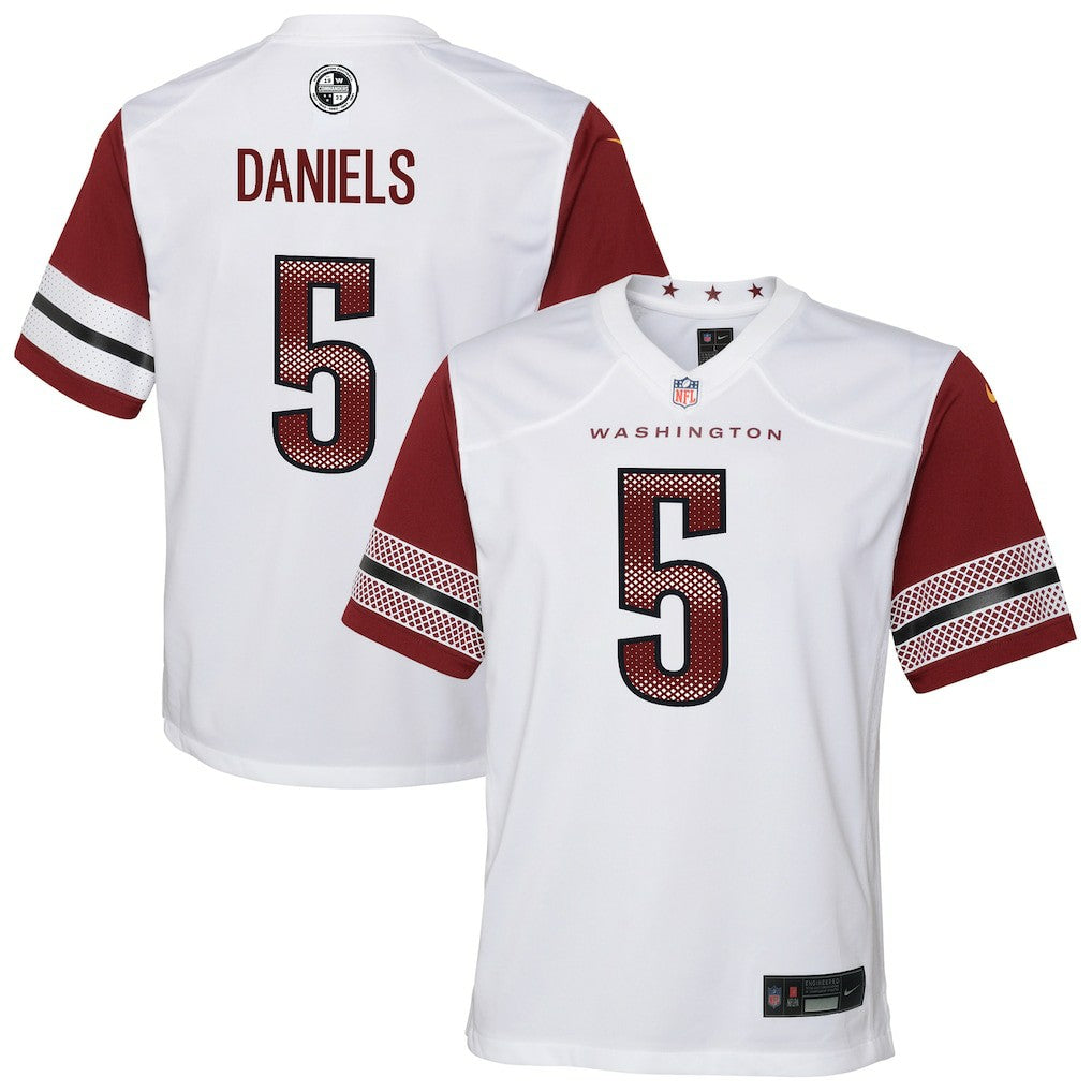 Jayden Daniels Washington Commanders Youth Game Jersey White | Nike for Sale