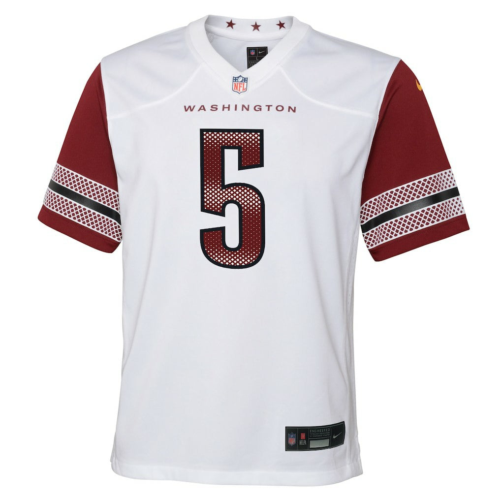 Jayden Daniels Washington Commanders Youth Game Jersey White | Nike for Sale