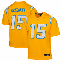 Ladd McConkey Los Angeles Chargers Youth Alternate Charger Power Game Player Jersey Gold | Nike for Sale