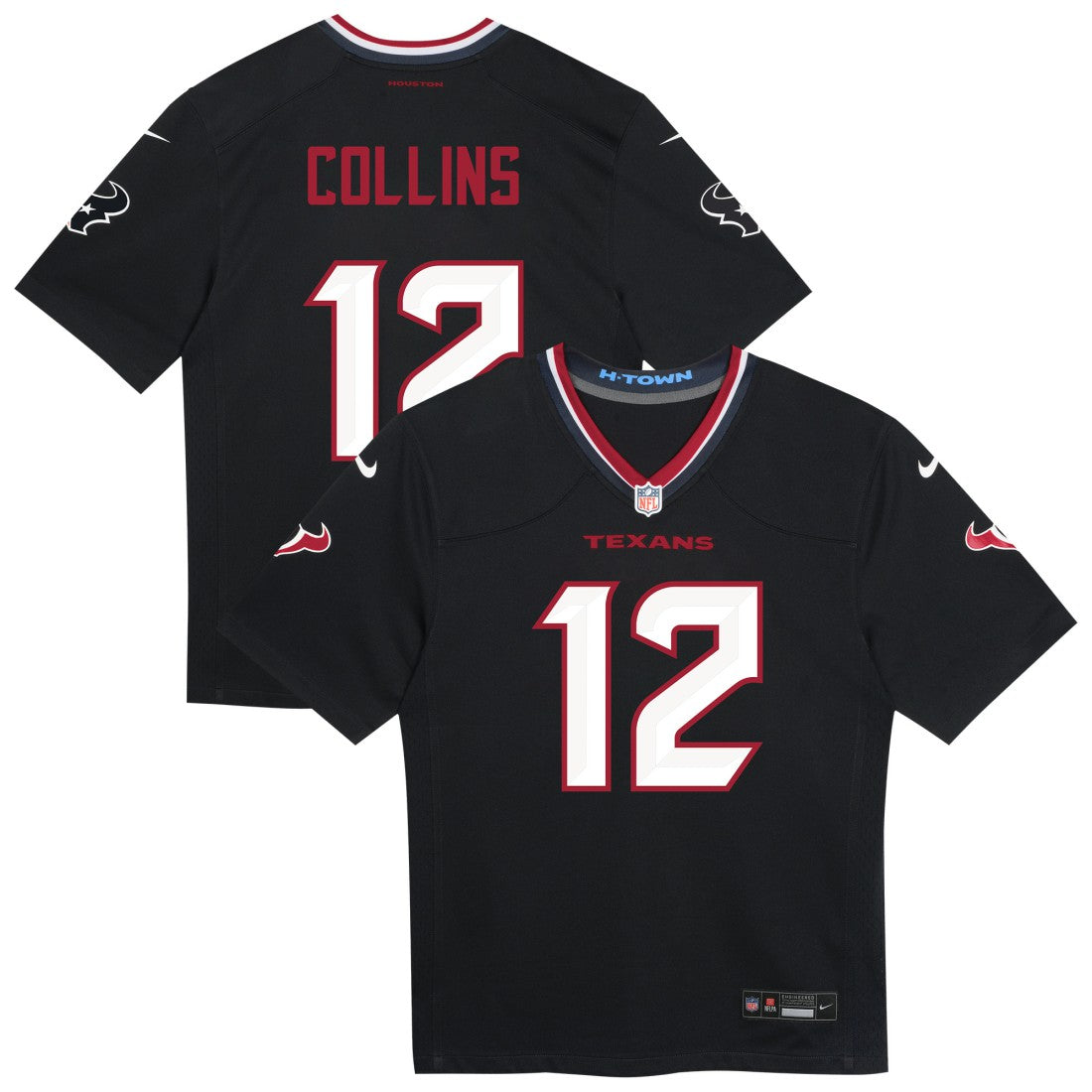 Nico Collins Houston Texans Preschool Team Player Game Jersey Navy | Nike for Sale