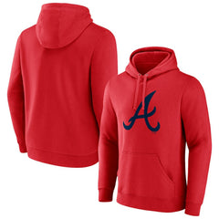 Atlanta Braves Official Logo Pullover Hoodie - MLB