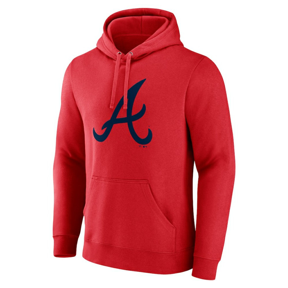 Atlanta Braves Official Logo Pullover Hoodie - MLB