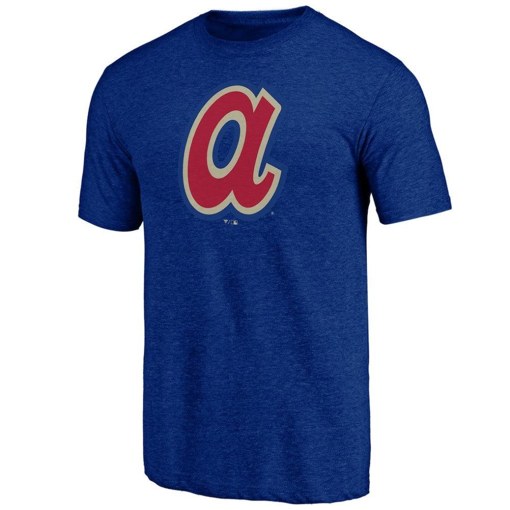 Atlanta Braves Cooperstown Official Logo Tri-Blend T-Shirt - MLB