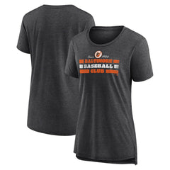 Baltimore Orioles Women's Power Swing Tri-Blend T-Shirt - MLB